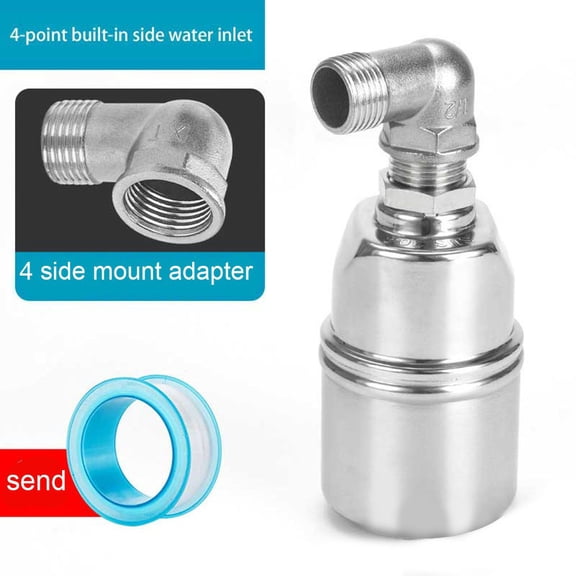 Accessories Float Valve 1pcs 304 Stainless Steel Clamps Connectors Fittings Fully Automatic Water Level Control
