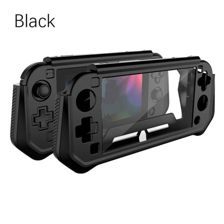 Accessories Gaming Skin Cover for Nintendo Switch OLED TPU Game Console Cover Protective Case Host Protection Case Protect Shell BLACK