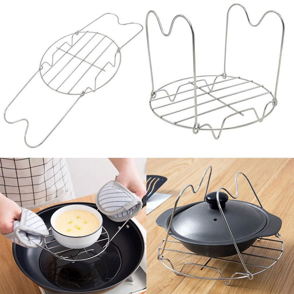 Accessories for Instant Pot Pressure Cooker Accessories with with Steamer Basket Removable Divider Egg Steamer Rack Steamer Rack Trivet with Handle Cooker Trivet Dish Clip Walmart