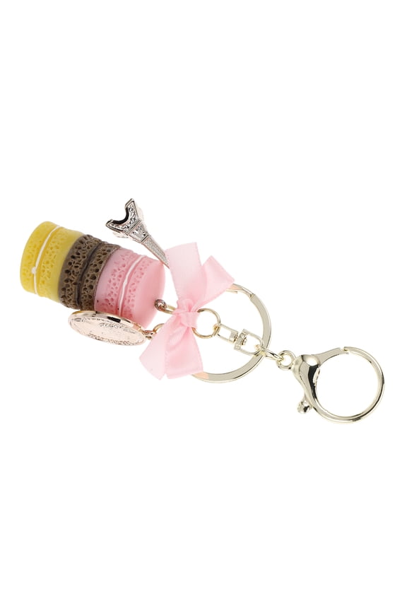 Accessories Keychain Lanyard Bag Pendant Macarons Model Girl