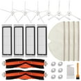 thumbnail image 1 of Accessories Kit Compatible with Roborock S4 S5 S6 E4 E20 E25 E35 S50 Xiaomi Mi Mijia Robotic Vacuum, 22 Pack Replacement Parts, 2 Main Brush, 6 Side Brush, 4 Filters, 4 Mop Cloth & 6 Water Tank Filter, 1 of 8