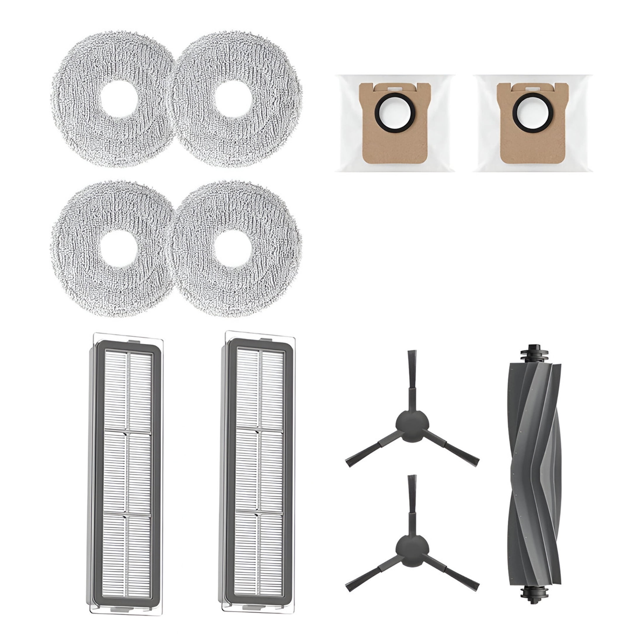 21 Pack Accessories Kit Replacement for Dreame L20 Ultra, for Dreame X20  Pro / X20 Pro Plus Robot Vacuum Cleaner Spare Parts, 2 Main Brush, 3 Dust