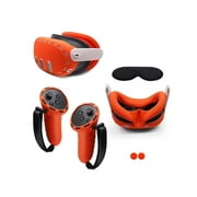 Accessories for Meta Quest 3, 5 in 1 Silicone Protective Case Set for Oculus Quest 3, VR Protective Case Set, Controller Grip Cover, VR Shell Cover, Face Cover,Joystick Caps and More