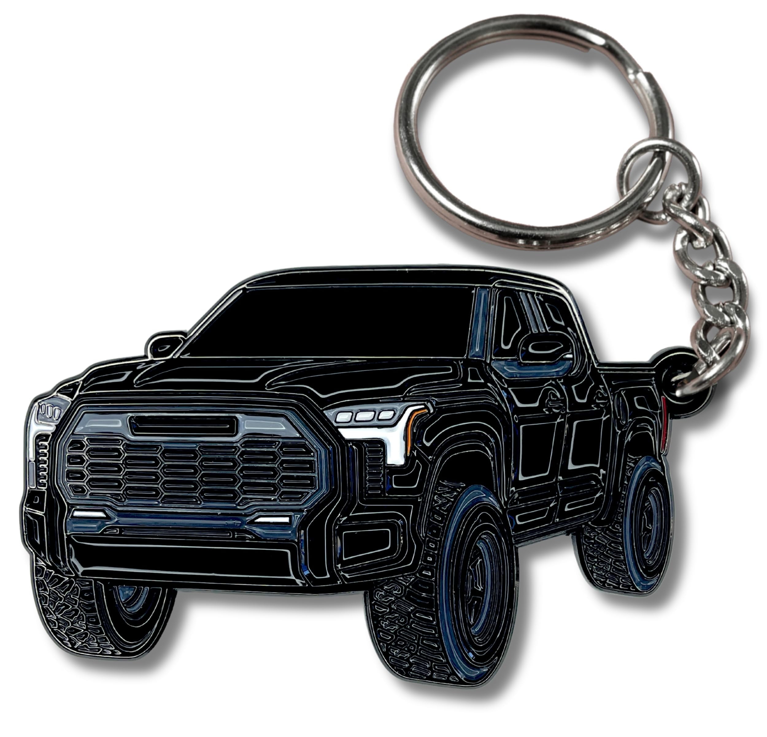 Accessories Metal Tundra Keychain 2024 2023 - Key Ring Fob Cover Ring Key Chain Toy Gift Truck