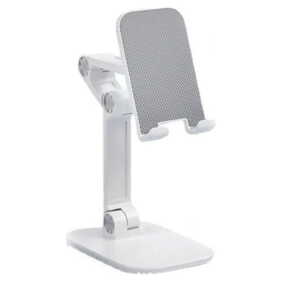 Accessories Multi-Function Adjustable Three Sections Telescopic Holder Mobile Phone Bracket Cell Smartphone Stand Foldable Phone Holder WHITE