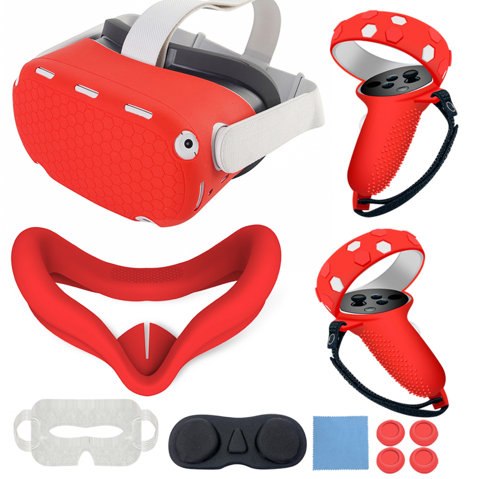 Accessories For Oculus Quest 2, Ingzy Oculus Quest VR Silicone