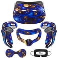 thumbnail image 1 of Baoyemes Silicone Cover Set for Oculus-Meta Quest 2, VR Accessories for Meta Quest 2, Protective Cover Set Includes Controller Grip Cover, Face Cover, VR Shell Cover (Blaze Blue), 1 of 7