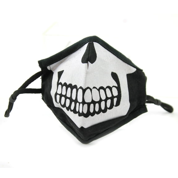 Accessories Spooky Smiles Child Face Mask Mouth Nose Covering Eh62187 Skeleton