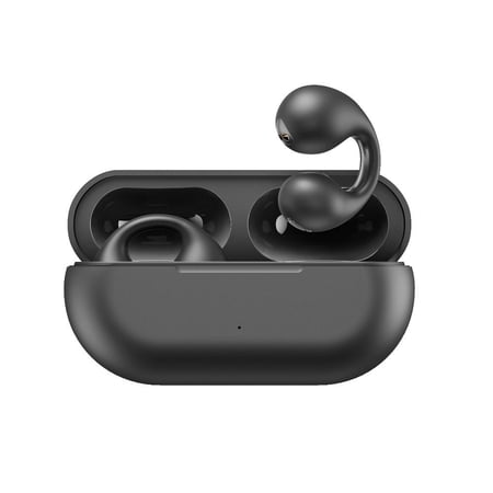Accessories Sport Ear Bone Conduction Headset Ear Earring TWS Wireless Bluetooth Earphones Auriculares BLACK