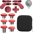 thumbnail image 1 of Accessories for Xbox One Elite Series 2 Controller(Model 1797),Metal Thumbsticks Replacement Parts Kits Compatible with Xbox Elite Wireless Controller Series 2 Core(Red), 1 of 8