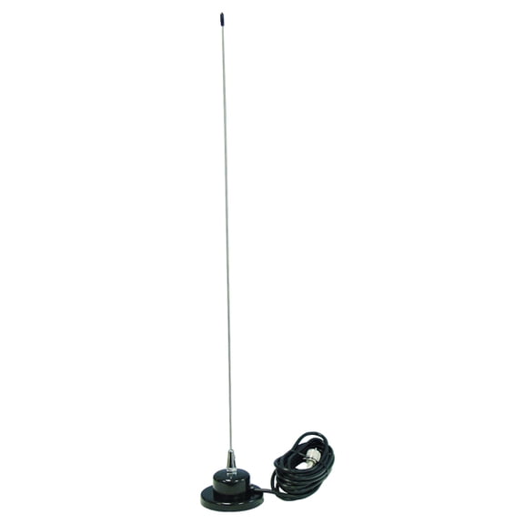36" MAGNET MOUNT CB ANTENNA W/SPRING (BLACK)