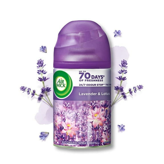 Accessorize Kingdom 250 ml - Lavender & Lotus, Freshmatic Automatic Air Freshener Refill | 2600 Sprays Guaranteed | Automatic Room Freshener, Bathroom Freshener and Room Spray