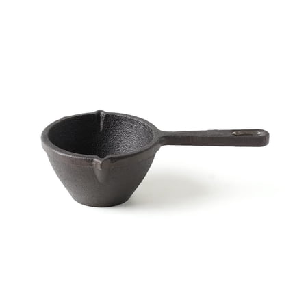 Accessorize Kingdom Cast Iron Tadka Pan/Vaghar/Chounk/Baghar for Frying Dal/Spices | 5Inch, 1.07kg, Gas & Induction-Friendly | Pre-Seasoned, 100% Toxin-Free, Naturally Non-Stick, Long Lasting