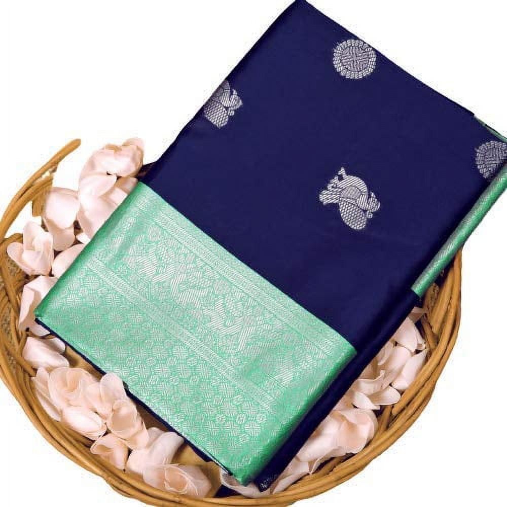 Kanchipuram Cotton Saree with Blouse