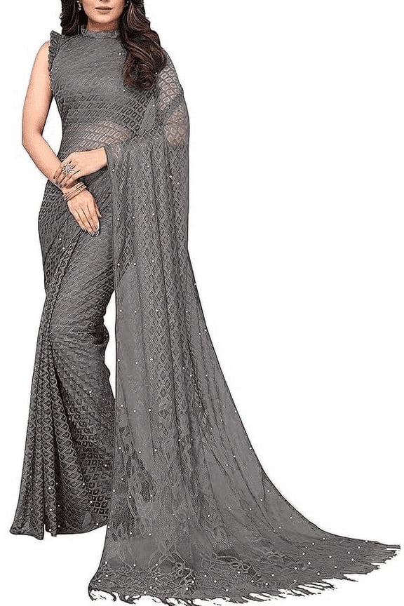 Women's Printed Georgette Ready to Wear Saree
