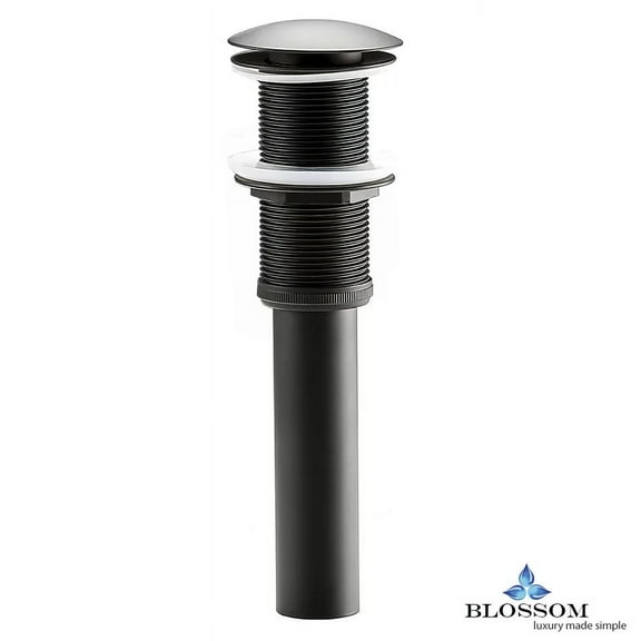 Accessory 1-1/4'' Brass Pop-up without Overflow - Matte Black