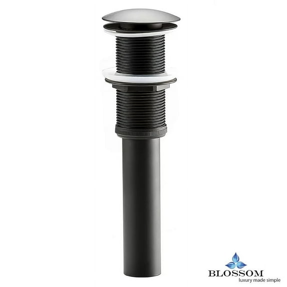Accessory 1-1/4'' Brass Pop-up without Overflow - Matte Black