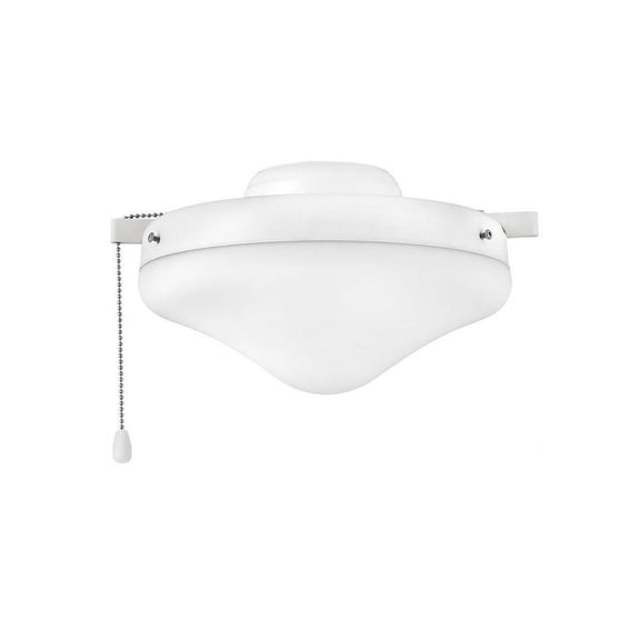 Accessory 10.25 inch 16W Led Heirloom Glass Light Kit-Chalk White Finish Bailey Street Home 81-Bel-4243747