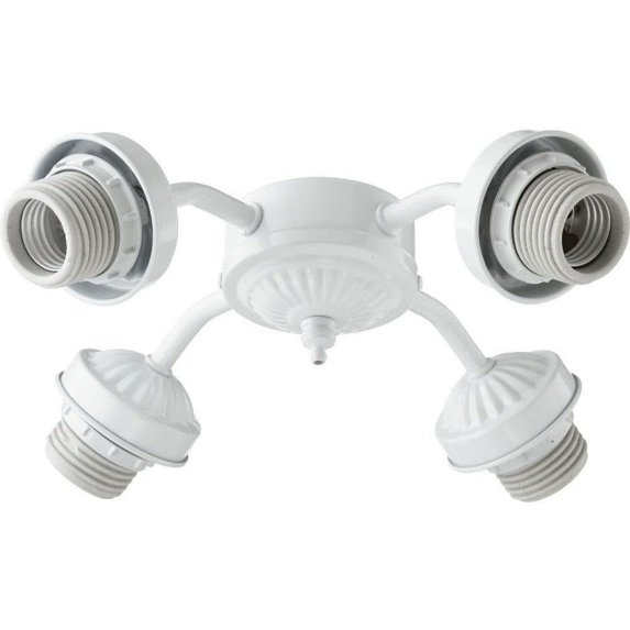 Accessory - 10 Inch 36W 4 LED Ceiling Fan Light Kit-White Finish