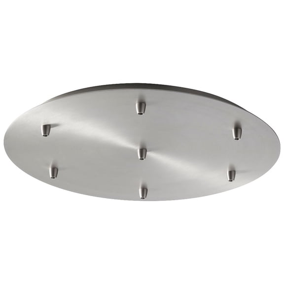 Accessory 21 Inch Multi Pendant Canopy Kit-Satin Nickel Finish Oxygen Lighting 3-8-6724
