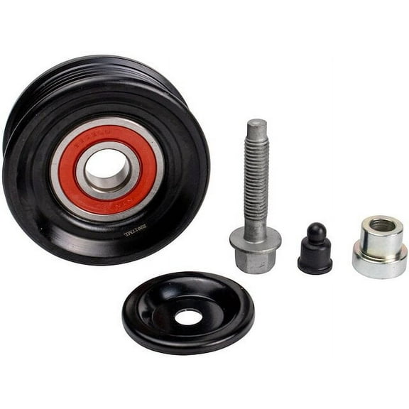 Accessory Belt Idler Pulley - Compatible with 1990 - 1997 Ford Ranger 2.3L 4-Cylinder 1991 1992 1993 1994 1995 1996