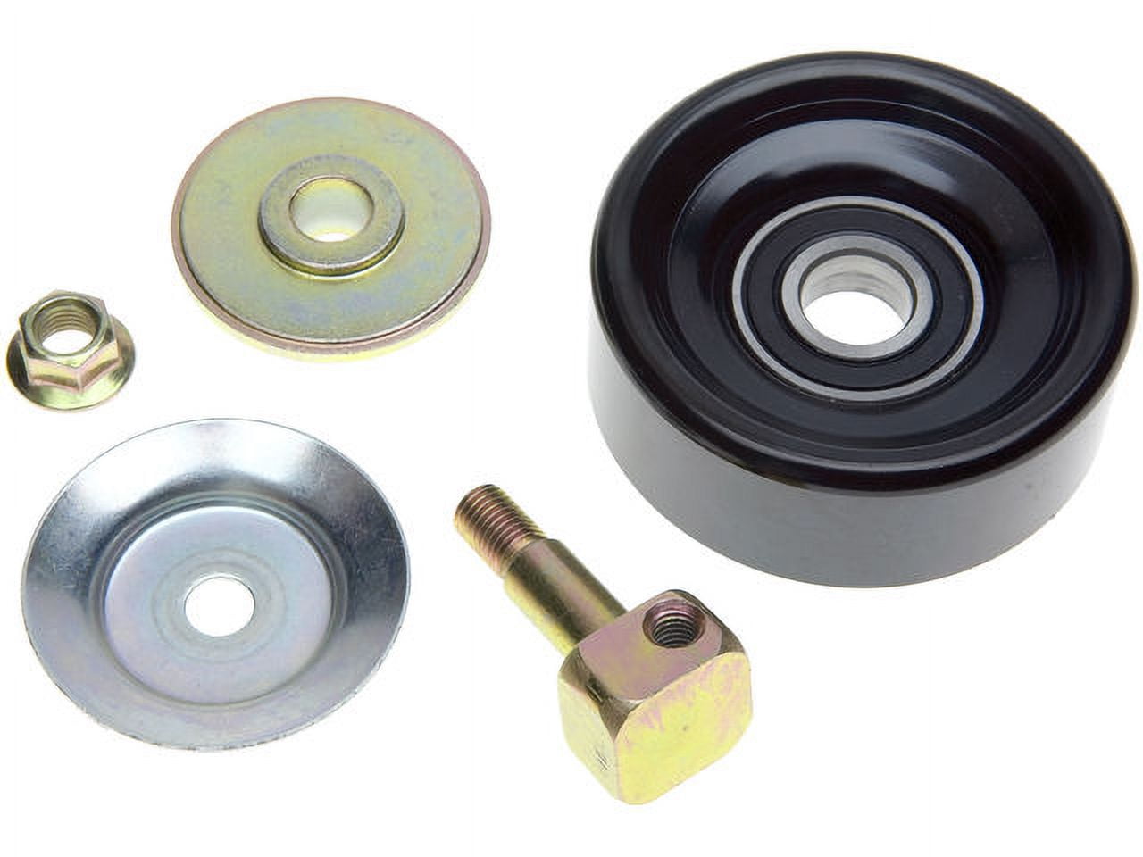 Accessory Belt Idler Pulley - Compatible with 2000 - 2006 Nissan Sentra 1.8L 4-Cylinder GAS - AC Delco