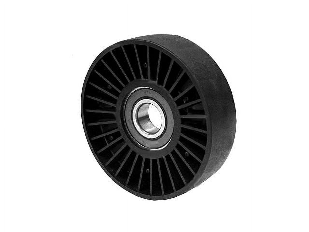 Accessory Belt Idler Pulley - Compatible with 2005 - 2013 Volkswagen Jetta 2.5L 5-Cylinder 2006 2007 2008 2009 2010 2011 2012