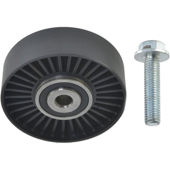 Accessory Belt Idler Pulley - Compatible with 2009 - 2010 BMW 528i xDrive 3.0L 6-Cylinder