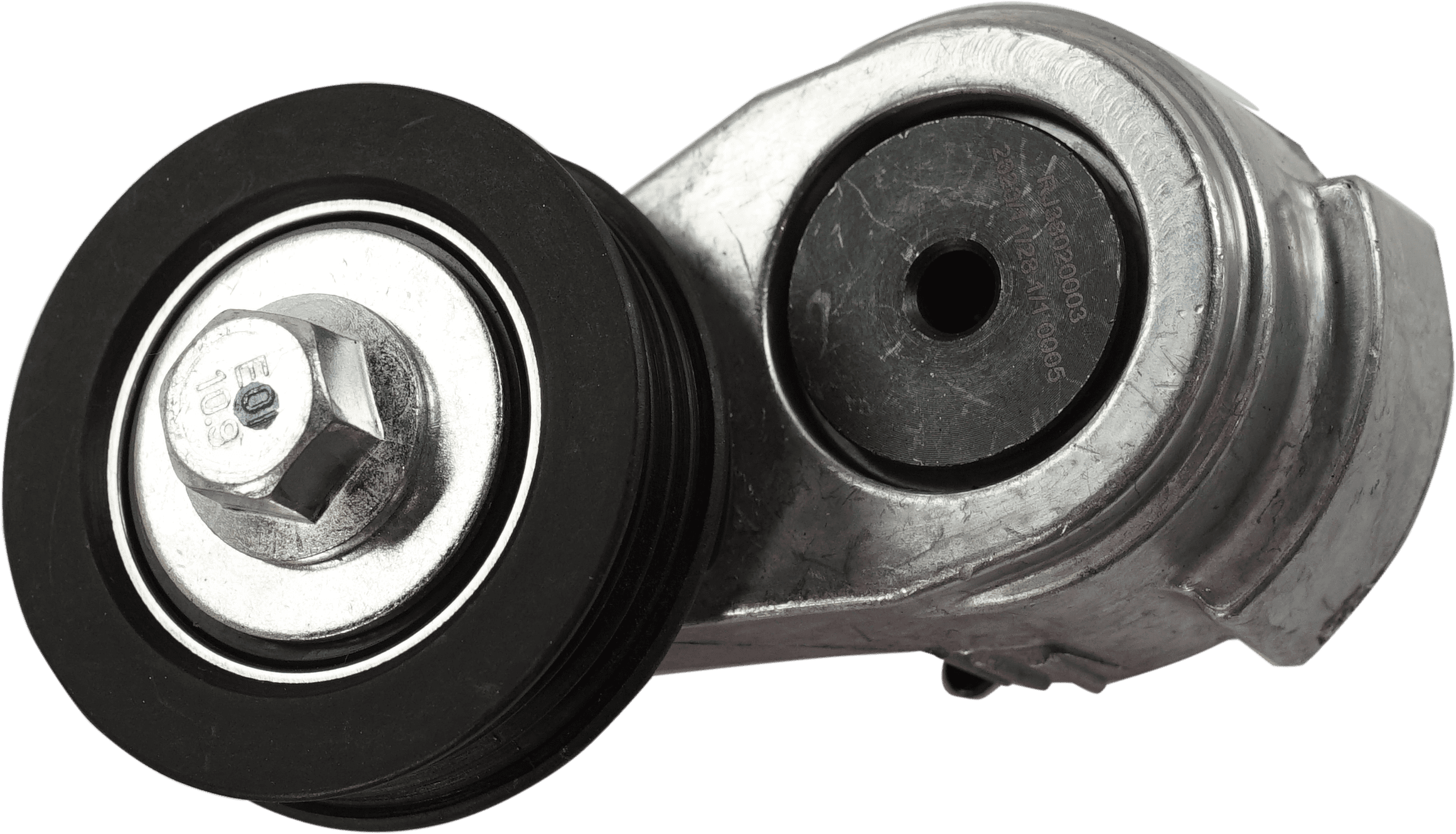 Accessory Belt Tensioner Compatible with 2002 2008 Jaguar X Type Located on Water Pump With pulley Grooved
