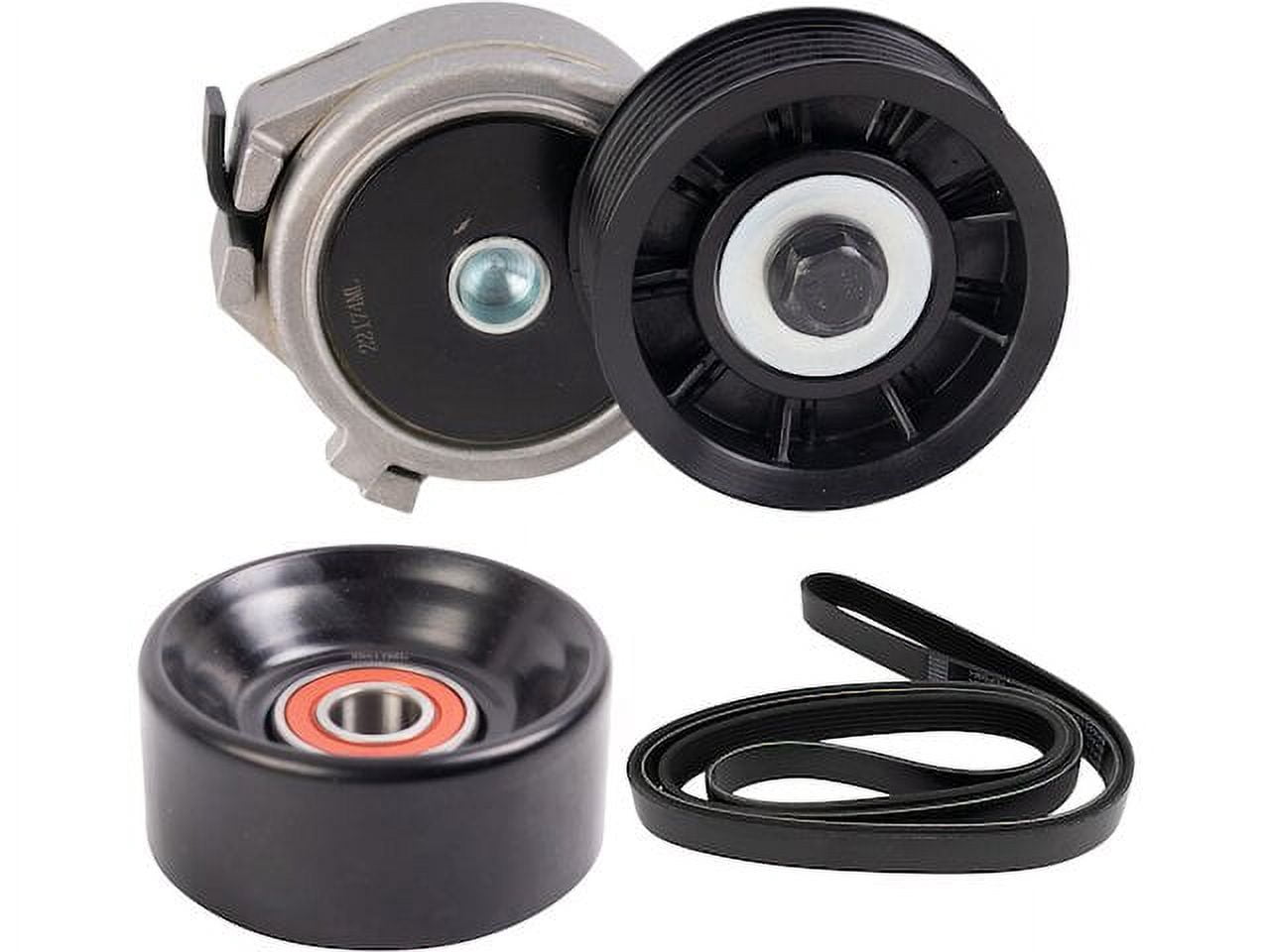 Accessory Belt Tensioner Kit 3 Piece - Compatible with 1997 - 2001 Dodge Ram 3500 5.9L V8 Magnum 16-Valve 1998 1999 2000