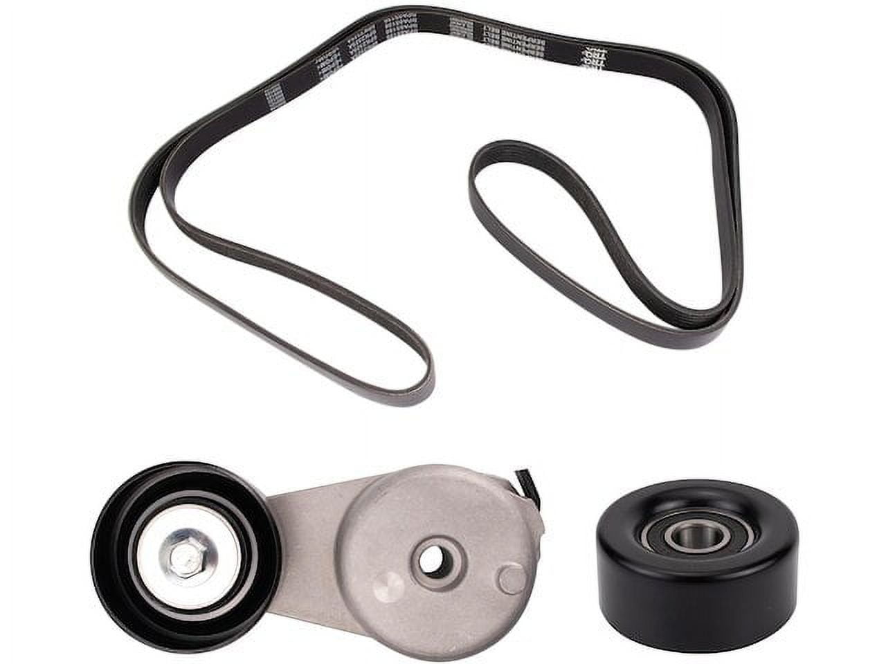 Accessory Belt Tensioner Kit 3 Piece - Compatible with 2004 - 2012 Chevy Colorado 2.9L 4-Cylinder 2005 2006 2007 2008 2009 2010 2011