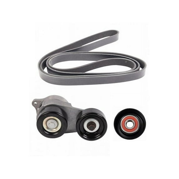 Accessory Belt Tensioner Kit 3 Piece - Compatible with 2010 - 2013 Acura ZDX 2011 2012