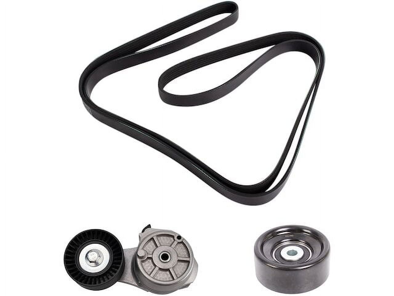 Accessory Belt Tensioner and Idler Pulley Kit 3 Piece - Compatible with 2001 - 2007 Chrysler Town & Country 2002 2003 2004 2005 2006