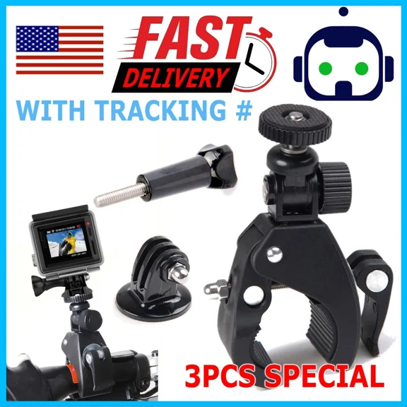 Accessory Bicycle Motorcycle Handlebar Tripod Mount Holder For Gopro Hero 5/4/3+