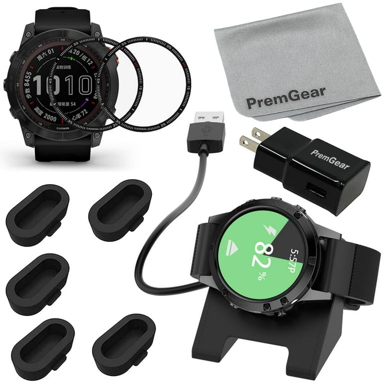 Accessory Bundle for Garmin Fenix Smartwatch, Includes: Charger