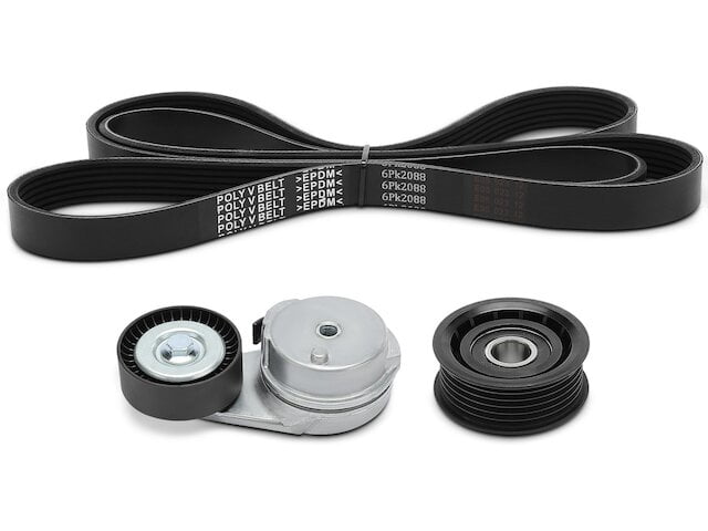 Accessory Drive Belt Kit 3 - Compatible with 2006 - 2010 Dodge Charger 3.5L V6 Naturally Aspirated - Autopart Premium