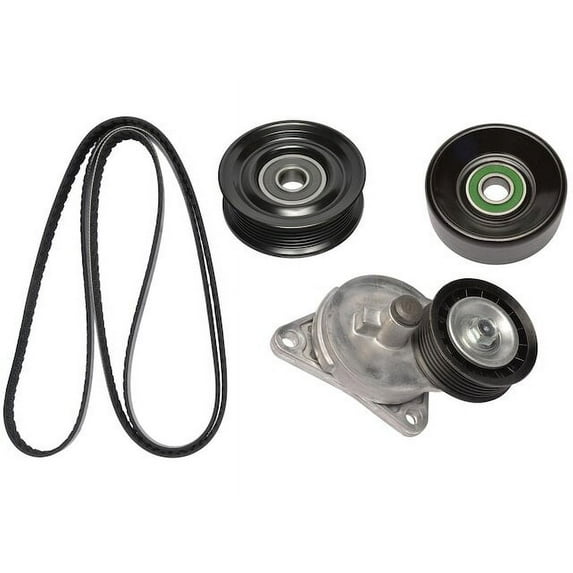 Accessory Drive Serpentine Belt Drive Component Kit - Compatible with 2003 - 2004 Mercury Marauder 4.6L V8