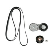 Accessory Drive Serpentine Belt Drive Component Kit - Compatible with 2005 - 2015 Nissan Xterra 4.0L V6 2006 2007 2008 2009 2010 2011 2012 2013 2014