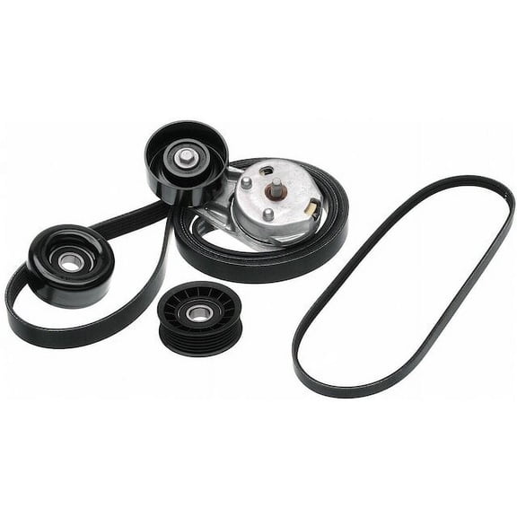 Accessory Drive Serpentine Belt Drive Component Kit - Compatible with 2006 - 2009 Ford Fusion 2.3L 4-Cylinder 2007 2008