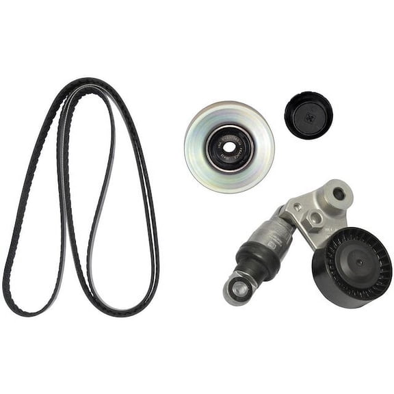 Accessory Drive Serpentine Belt Drive Component Kit - Compatible with 2007 - 2009, 2011 - 2013 Kia Sorento 2008 2012