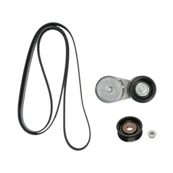 Accessory Drive Serpentine Belt Drive Component Kit - Compatible with 2012 - 2018 Nissan NV3500 4.0L V6 2013 2014 2015 2016 2017