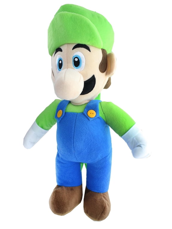AIC-17138-C Super Mario Luigi 17 Inch Plush Backpack