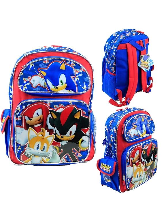 Accessory Innovations Sonic the Hedgehog Team 16" inches Large Backpack