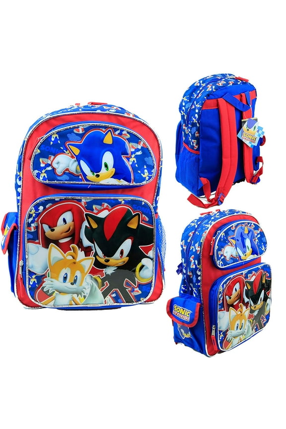 Accessory Innovations Sonic the Hedgehog Team 16" inches Large Backpack