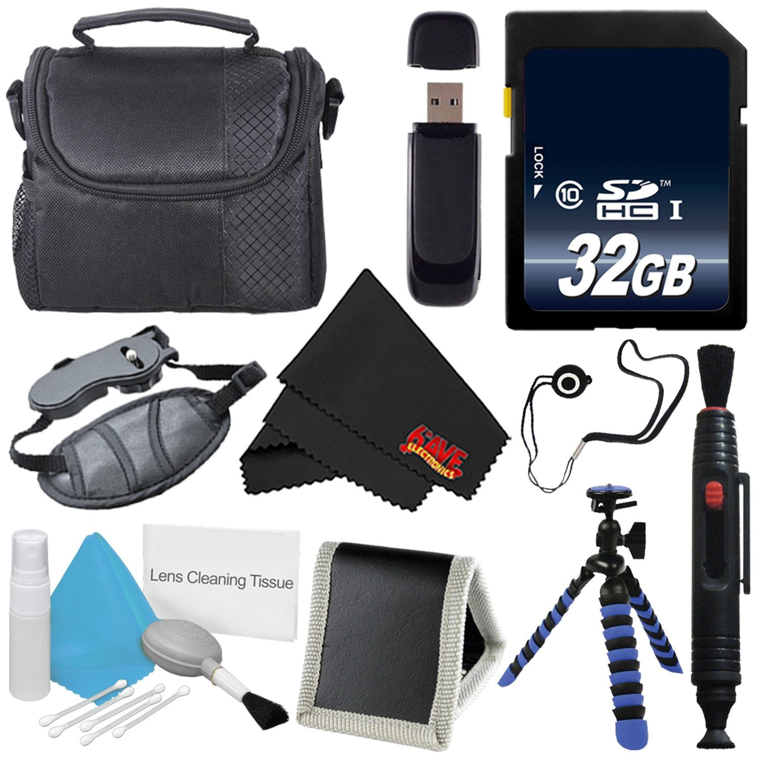 Accessory Kit for Coolpix B500,B700, Sandisk 32GB ULTRA Memory Card + Camera Case + MORE - Walmart.com