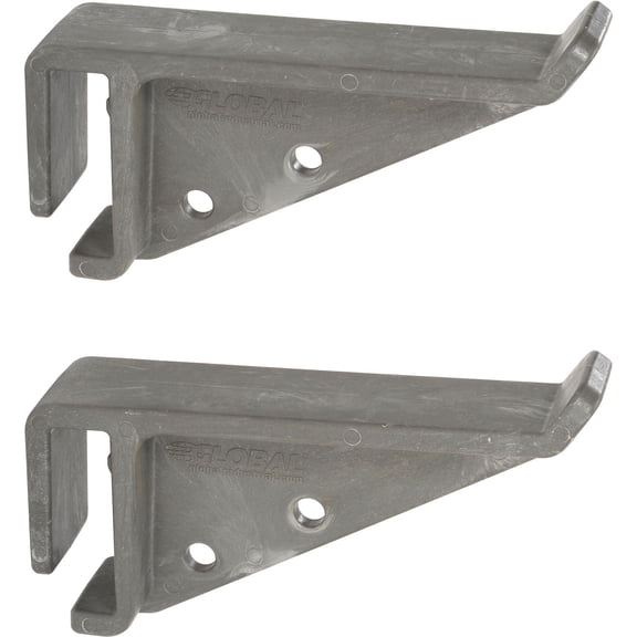 Global Industrial Ladder Hook for Industrial Utility Cart 7-3/8""W x 2-3/8""H Gr