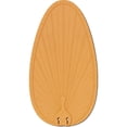 thumbnail image 1 of Accessory Narrow Oval Composite Blade (Set Of 5)-22 Inches Tall And 52 Inches Wide-Tan Finish Fanimation Fans Bpp4tn, 1 of 2