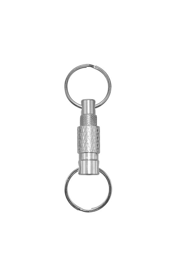 Accessory Pull Apart Keychain Separable Detachable Metal Keyrings Double Rings for Students, Professional