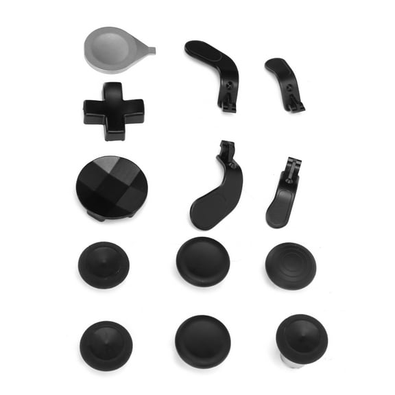 Accessory Replacement For , Swap Thumbsticks Joysticks  And Comfortable  Metal And Silicone  For  Elite Series 2 Controller Black,Golden