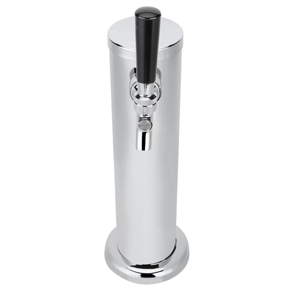 Stainless Steel Beer Tower, Single Faucet Dispenser with PVC Hose for Home Brewing Draft Beer in Hotels Restaurants Living Rooms